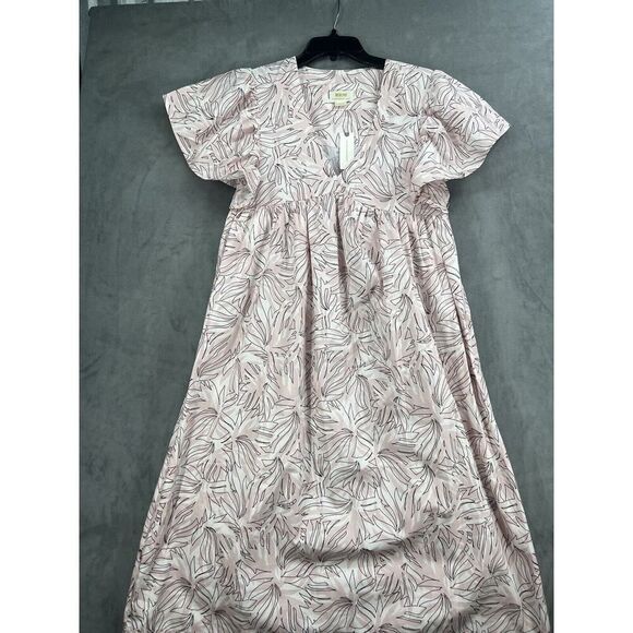 Anthropologie Maeve Printed Flutter Sleeve Dress Size Xsmall - Picture 4 of 15